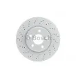 Jeu de 2 disques de frein avant BOSCH 0 986 478 471 - Visuel 1