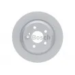 Jeu de 2 disques de frein arrière BOSCH 0 986 478 473 - Visuel 1