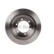 Jeu de 2 disques de frein arrière BOSCH 0 986 478 713 - Visuel 3
