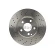 Jeu de 2 disques de frein avant BOSCH 0 986 479 072 - Visuel 1
