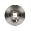Jeu de 2 disques de frein arrière BOSCH 0 986 479 532 - Visuel 3