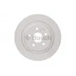 Jeu de 2 disques de frein arrière BOSCH 0 986 479 D90 - Visuel 1