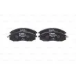 Jeu de 4 plaquettes de frein avant BOSCH 0 986 494 152 - Visuel 1