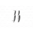 Jeu de 4 plaquettes de frein avant BOSCH 0 986 494 152 - Visuel 2