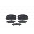 Jeu de 4 plaquettes de frein avant BOSCH 0 986 494 198 - Visuel 1