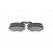 Jeu de 4 plaquettes de frein avant BOSCH 0 986 494 198 - Visuel 3