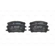 Jeu de 4 plaquettes de frein avant BOSCH 0 986 494 218 - Visuel 1