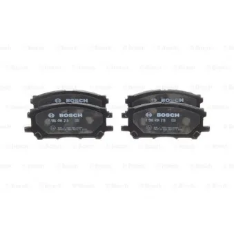 Jeu de 4 plaquettes de frein avant BOSCH 0 986 494 218