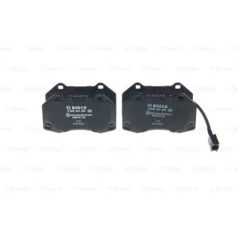 Jeu de 4 plaquettes de frein avant BOSCH 0 986 494 228