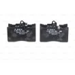 Jeu de 4 plaquettes de frein avant BOSCH 0 986 494 252 - Visuel 1