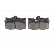Jeu de 4 plaquettes de frein avant BOSCH 0 986 494 252 - Visuel 3