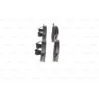 Jeu de 4 plaquettes de frein avant BOSCH 0 986 494 307 - Visuel 2