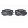 Jeu de 4 plaquettes de frein avant BOSCH 0 986 494 347 - Visuel 1