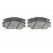 Jeu de 4 plaquettes de frein avant BOSCH 0 986 494 347 - Visuel 3