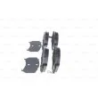 Jeu de 4 plaquettes de frein avant BOSCH 0 986 494 377 - Visuel 2