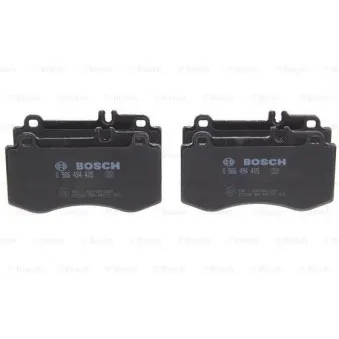 Jeu de 4 plaquettes de frein avant BOSCH 0 986 494 405