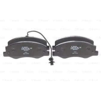 Jeu de 4 plaquettes de frein arrière BOSCH 0 986 494 499