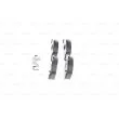 Jeu de 4 plaquettes de frein avant BOSCH 0 986 494 510 - Visuel 2