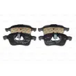 Jeu de 4 plaquettes de frein avant BOSCH 0 986 494 513 - Visuel 1