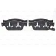 Jeu de 4 plaquettes de frein avant BOSCH 0 986 494 553 - Visuel 1