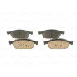Jeu de 4 plaquettes de frein avant BOSCH 0 986 495 388 - Visuel 1