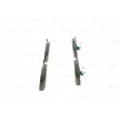 Jeu de 4 plaquettes de frein avant BOSCH 0 986 495 388 - Visuel 2