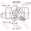 Cylindre de roue TRW BWA154 - Visuel 2