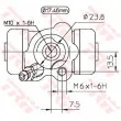Cylindre de roue TRW BWA155 - Visuel 2