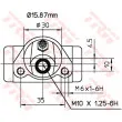 Cylindre de roue TRW BWB110 - Visuel 2