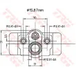 Cylindre de roue TRW BWB174 - Visuel 2