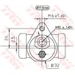 Cylindre de roue TRW BWC157 - Visuel 2