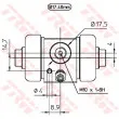 Cylindre de roue TRW BWC164 - Visuel 2