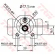 Cylindre de roue TRW BWC227 - Visuel 2