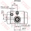 Cylindre de roue TRW BWC252 - Visuel 2