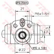 Cylindre de roue TRW BWD113 - Visuel 2