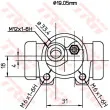 Cylindre de roue TRW BWD115 - Visuel 2