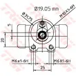 Cylindre de roue TRW BWD135 - Visuel 2