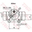 Cylindre de roue TRW BWD136 - Visuel 2