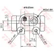 Cylindre de roue TRW BWD181 - Visuel 2