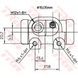 Cylindre de roue TRW BWD182 - Visuel 2