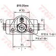 Cylindre de roue TRW BWD283 - Visuel 2