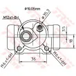 Cylindre de roue TRW BWD300 - Visuel 2