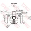 Cylindre de roue TRW BWD313 - Visuel 2