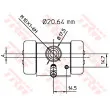 Cylindre de roue TRW BWF113 - Visuel 2