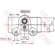 Cylindre de roue TRW BWF122 - Visuel 2