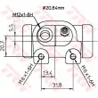 Cylindre de roue TRW BWF124 - Visuel 2