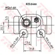 Cylindre de roue TRW BWF125 - Visuel 2