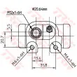 Cylindre de roue TRW BWF127 - Visuel 2