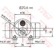 Cylindre de roue TRW BWF135 - Visuel 2
