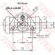 Cylindre de roue TRW BWF144 - Visuel 2
